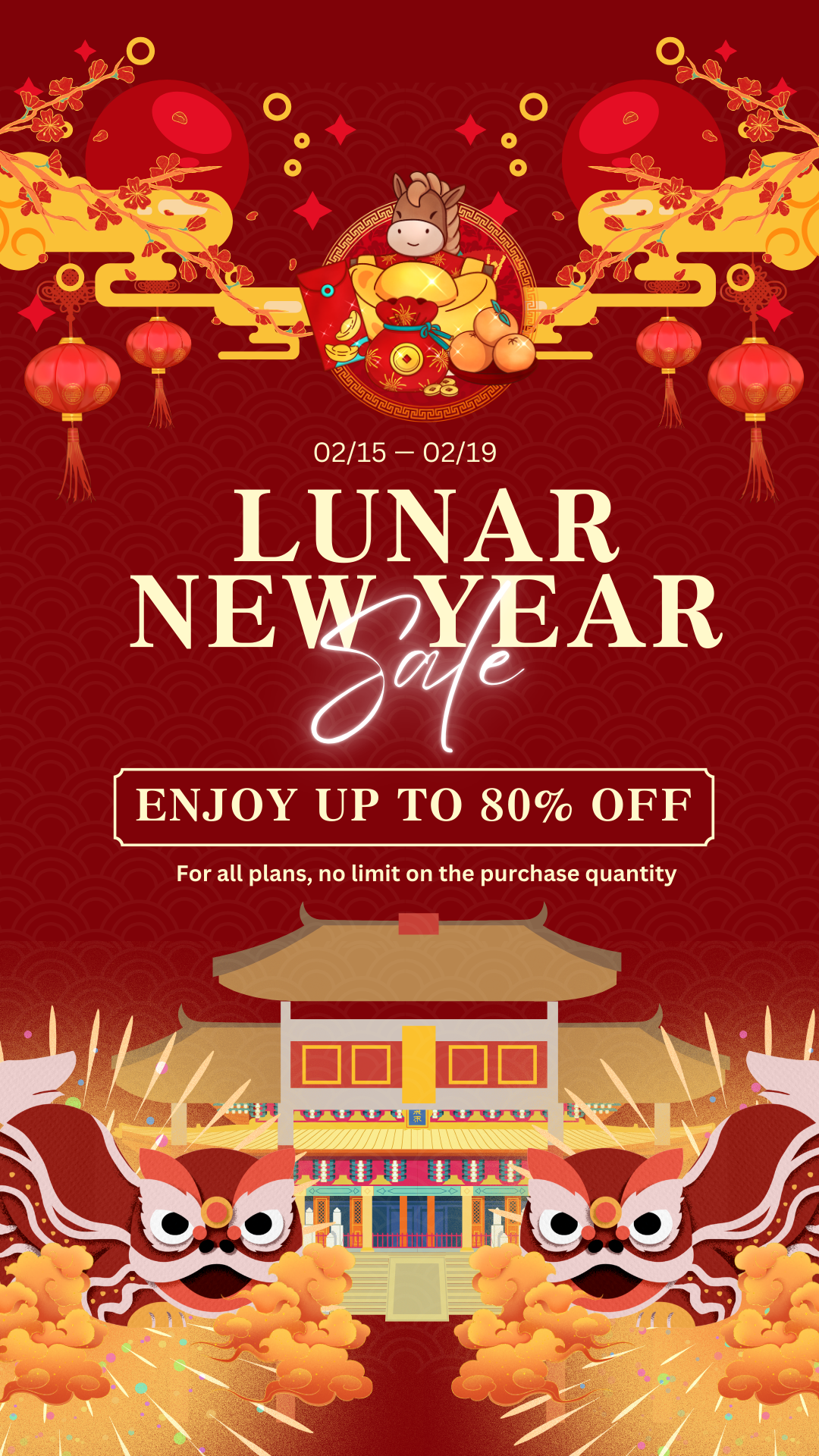 Lunar New Year Limited-Time Deal Banner